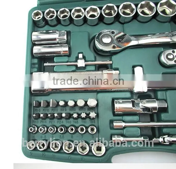 Berrylion High Quality Precision Socket Set 82pcs Socket Wrench Set photo-6