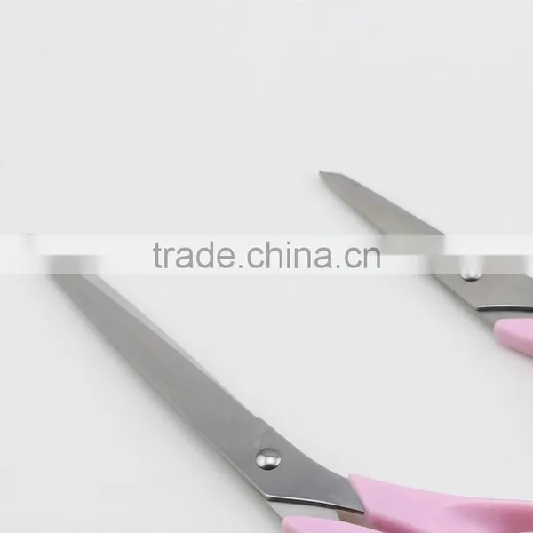 Pink Handle Stainless Steel Blade Scissors With Two Sizes photo-2
