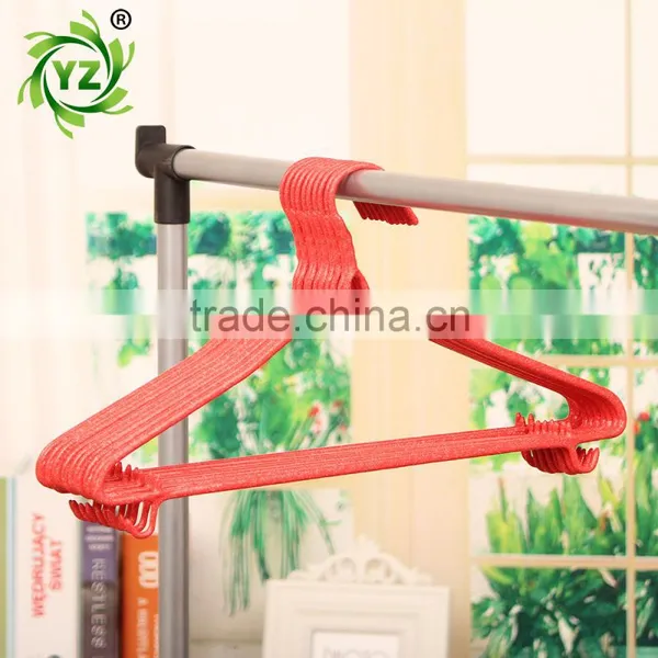 A481 High Quality Clothes Hanger With Hook/metal Pvc Coated Laundry Hanger photo-3