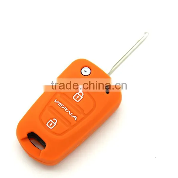 Hot-sale Product Custom 3 Button Smart Remote Key Silicon Cover for Hyundai photo-2