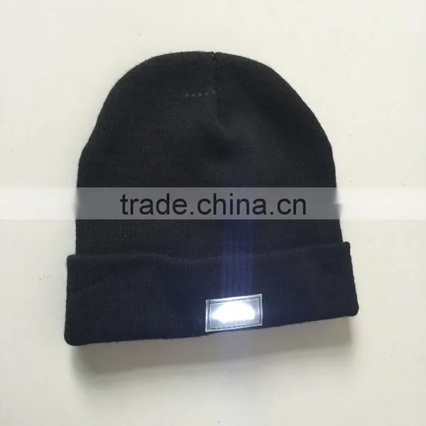 Cap Factory Acrylic Material Led Light Ski Beanie Hats photo-4