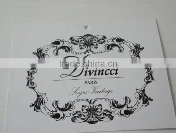 2016 Hot Sale High Quality Customized Cheap Coated Paper Hang Tags Swing Tags photo-2
