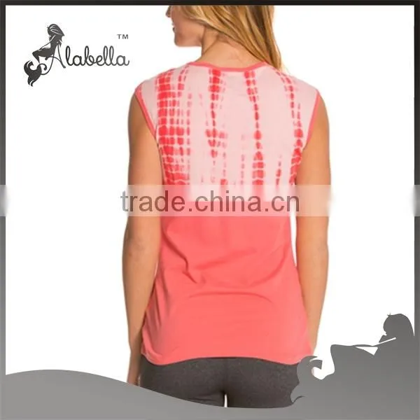 Wholesale China Supplier Sportswear Sleeveless T-shirt for Women and Girls photo-2