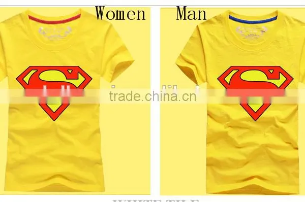 New Cheap Wholesale Pure Cotton Printed t Shirt for Couples photo-3