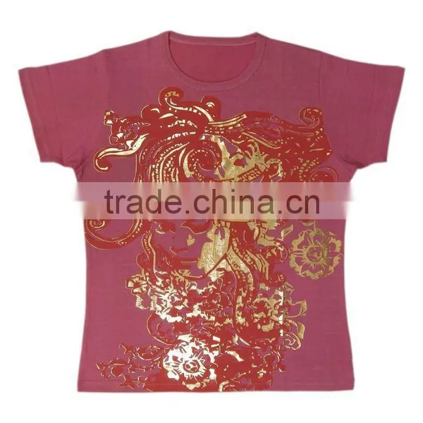 Cotton New Printed Semi T Shirt