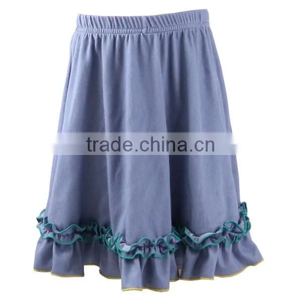 2017 New Style Wholesale Cheap Knit Cotton Baby Dress Girls Party Dresses Kids Long Skirt Designs photo-2