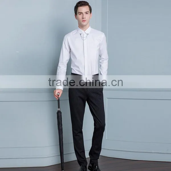 Stylish Formal White Color Long Sleeve Stylish Shirts For Men photo-4