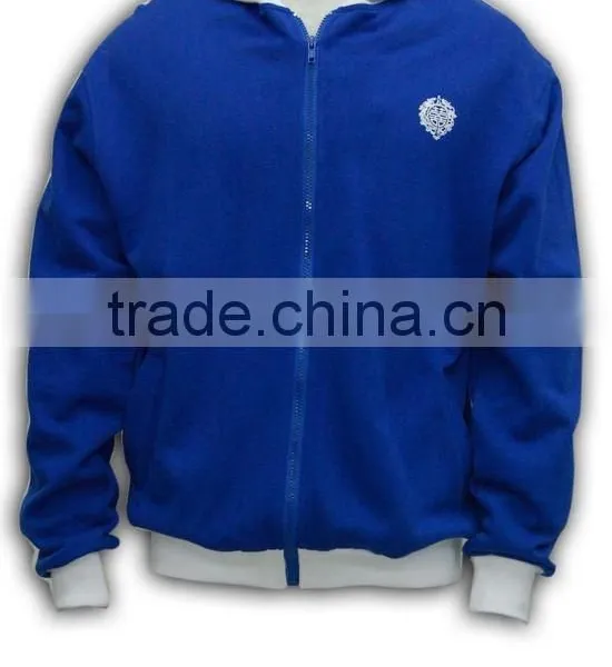 China Manufacture High Quality Kids Unique Zipper Kangaroo Pocket Hoodies photo-2