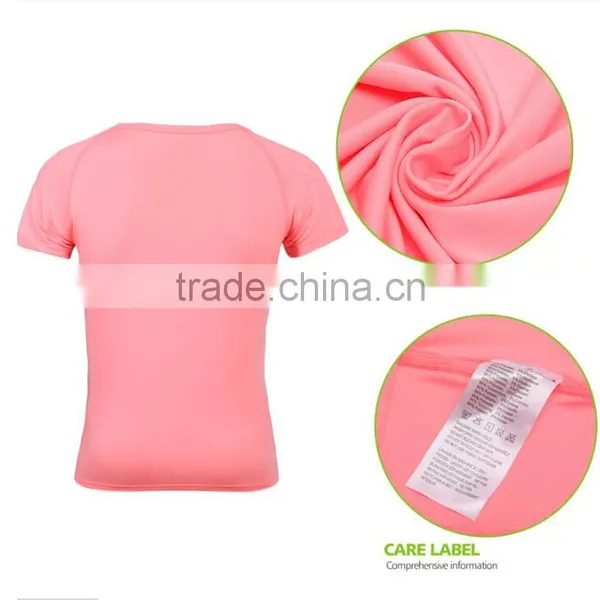 BEROY Custom Fitness Women Gym Cycling Running Sports T-shirt for Wholesale photo-3