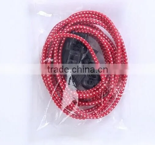 Fashiontable Sports Running Non-slip Polyester Round Elastic Shoe Laces for Kids photo-6