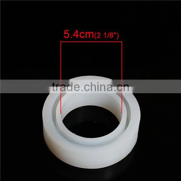 Silicone Resin Mold Bracelet White 8.5cm Dia. photo-2