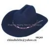 Wool Felt Cowboy Hat,black