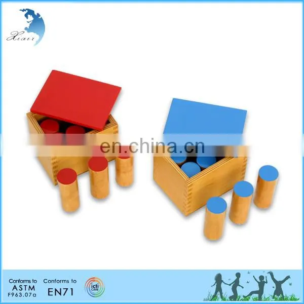 2017 New Montessori Cylinder Blocks Kindergarten Wooden Educational Teaching Aids for Kids With Best Quality photo-2
