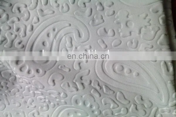Winfar Knit Textile Hot Sell New Product Polyester Solid Dyed 3D Embossed Fshion Scuba Fabric For Dress photo-5