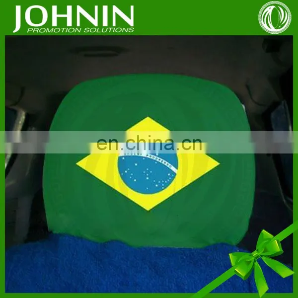 Hot Sale Custom Spandex Polyester Printed Car Seat Headrest Cover photo-4