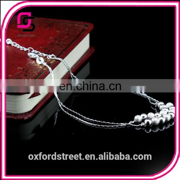 Korean Summer Fashion Cute Heart-shaped Star Silver Ladies and Girls Anklets photo-2
