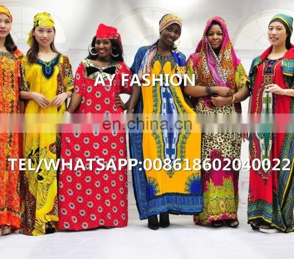 African Women Beaded Dashika Kaftan Design Dress photo-6