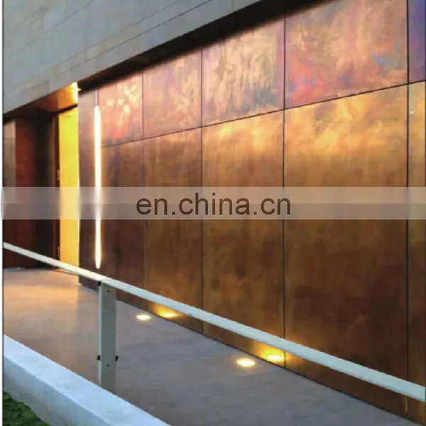 Interior & Exterior Corten Steel Wall Panel 1mm Thick Facade Corten photo-2