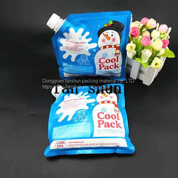 Domestic Ice Bag/drop Resistance/freezing Resistance -30 ℃ Edible/ice Nozzle Bag Sealed Aluminum Foil Bags on Three Sides photo-5