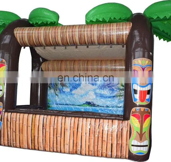 Advertising Outdoor Tropical Hawaii Style Kiosk Inflatable Food Beverage Booth for Sale photo-3