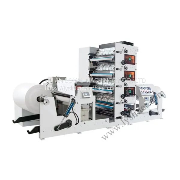 4 Colors Paper Cup Bag Flexographic Printing Machi photo-2