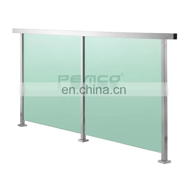 Project Railing Factory Residential Building Balustrades Handrails Design Stainless Steel Glass Railing photo-2