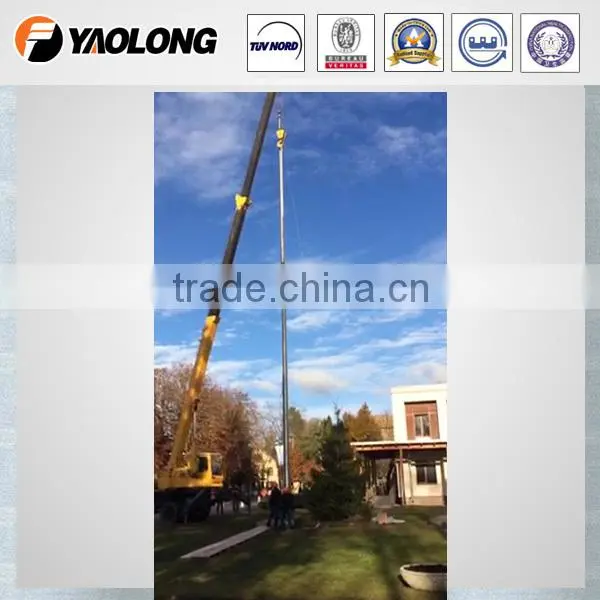 Conical Stainless Steel National Flagpole