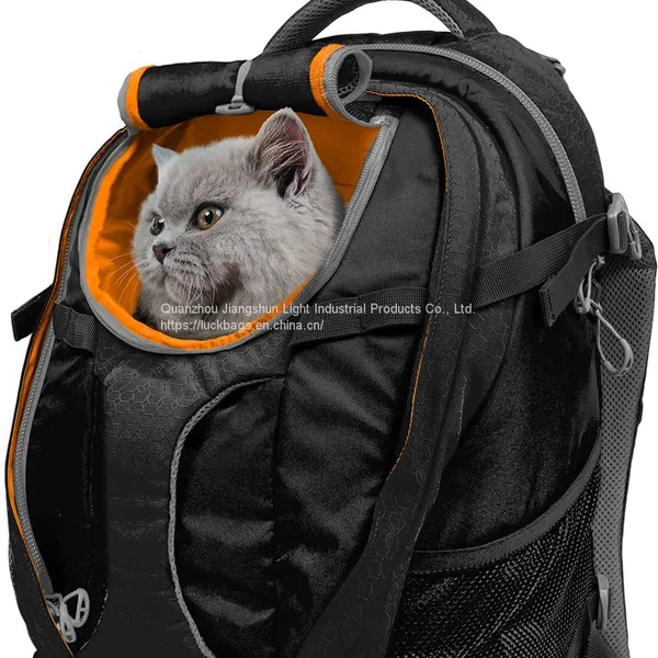 Waterproof Bottom Airline Approved Dog Cat Carrier Bag Folding Pet Backpack photo-5