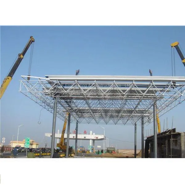 Xuzhou LF Space Frame Gas Petrol Station Canopy photo-2