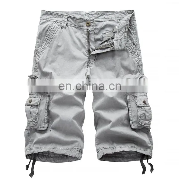Wholesale Zip Fly Casual Summer Chino Cargo Shorts Pants for Men photo-4