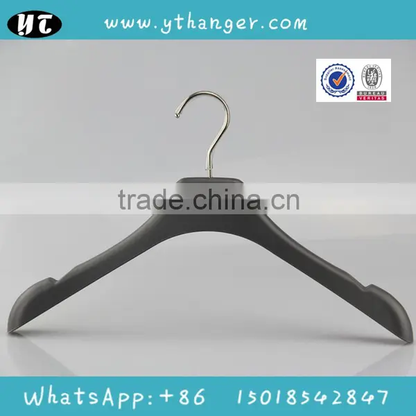 HA6846 Gray Rubber Coated Hanger Plastic Antislip Coat Hanger photo-2