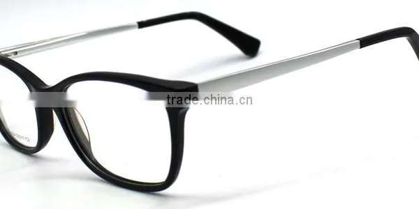 Full Frame Metal Temples Acetate and China Wholesale High Standard and High Quality Eyeglasses photo-5