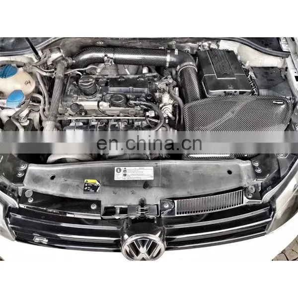 Best Carbon Components Performance Car Parts Cold Engine Air Intake Kit For VW Golf 6R EA113 photo-2