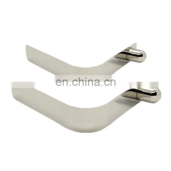 Custom 65Mn Steel V Shape Clip Double Button Clip for Tube photo-4