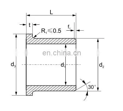 EPX Plastic Self-lubricating Bearings XFM-0810-075 Sleeve Bearing With Flange EPXF photo-4