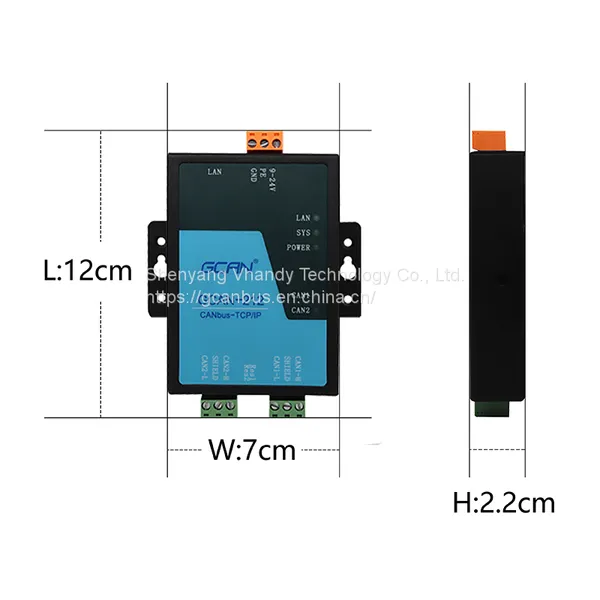 GCAN-212 Ethernet To Can Converter 2 Can Interface 1 Ethernet Interface Form Canbus Network Control Node