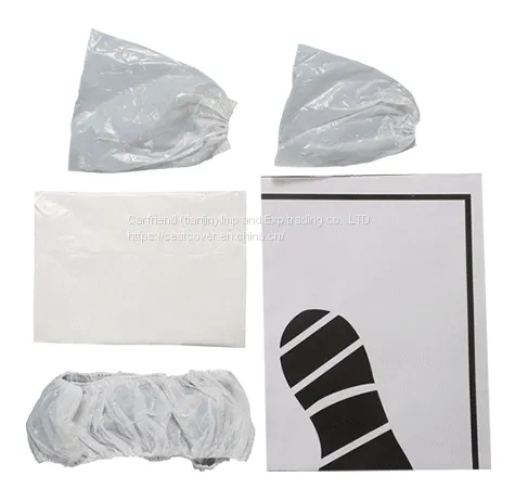 Car Clean Set 5 in 1 Disposable Plastic Interior Car Protection