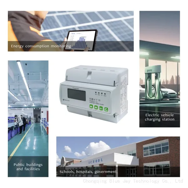 DEM-4M3C Three Phase KWH Electric Meter RS485 Din Rail Energy Meter With LCD Display photo-4