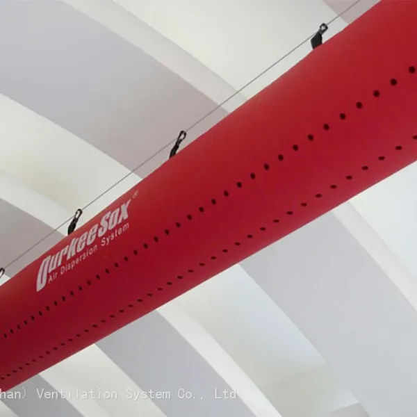 Nanosox Fabric HVAC Duct Flexible Air Duct System, Fabric Air Dispersion System, and Perforated Air Duct System