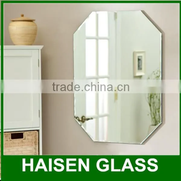 3-6mm Deeply Processing Glass Mirror With Decor Mirror Edge photo-3