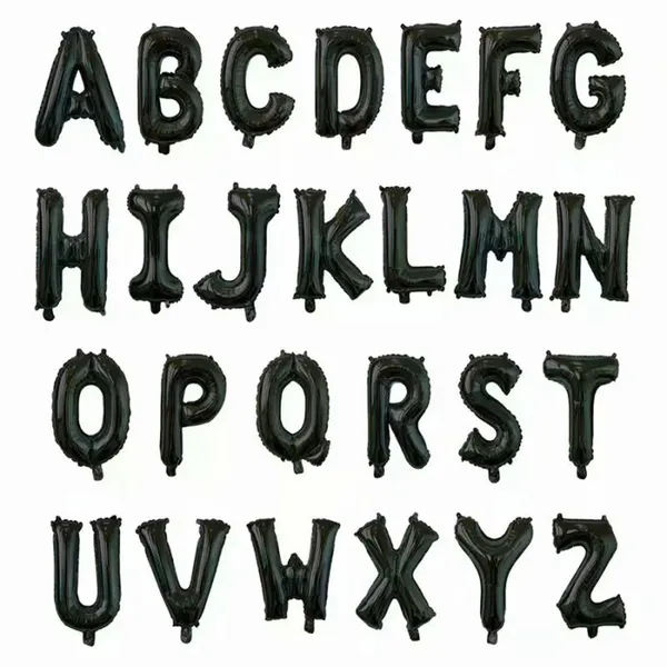 16Inch Letter Balloons Foil Mylar Ballon Alphabet T (A-Z) for Wedding Birthday Bridal Shower Anniversary Celebration photo-5