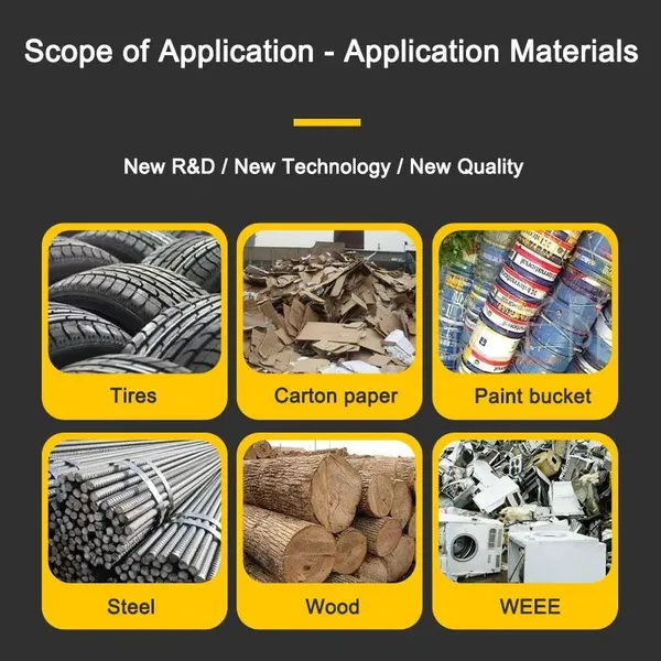 Heavy Load Double Shaft Shredder for Metal Scrap Size Reduction photo-4