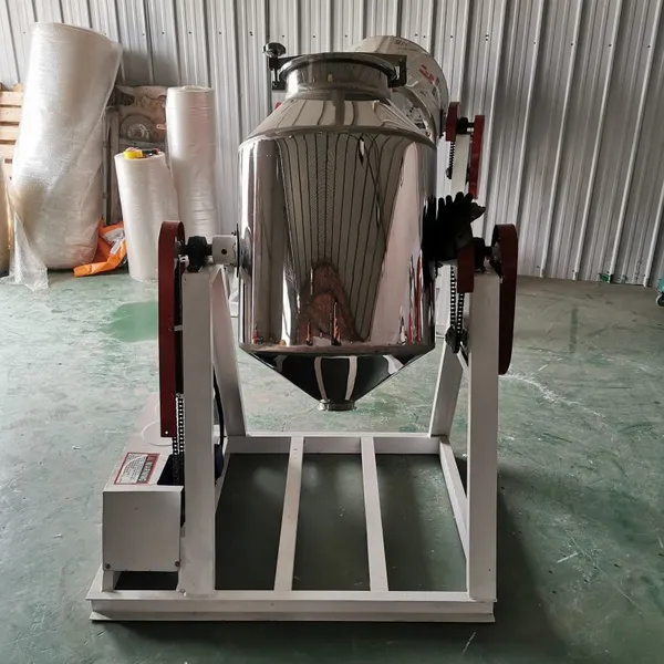 Double Cone Mixer Machine Herbs Spice Powder Mixer Dry Cassava Flour Mixer Machine photo-6