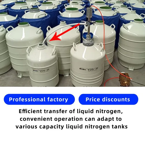 Biomedical Transfer Withdrawal Controllable Flow Rate 2-5L/min Laboratory Liquid Nitrogen Pump LWD for Liquid Nitrogen Systems photo-5