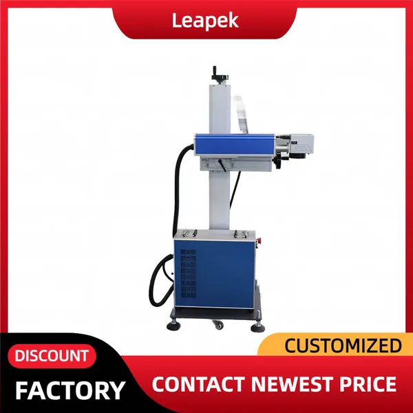 30 Watt Fiber Laser Printer for PE HDPE Pipe Production Line Flying Fiber Laser Marking Machine photo-2