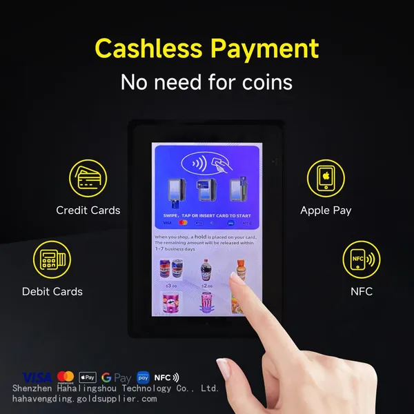 HAHA Smart AI Vending Machine With Card Reader, Combo Snack & Drink Machine, AI Visual Recognition & App Management photo-2