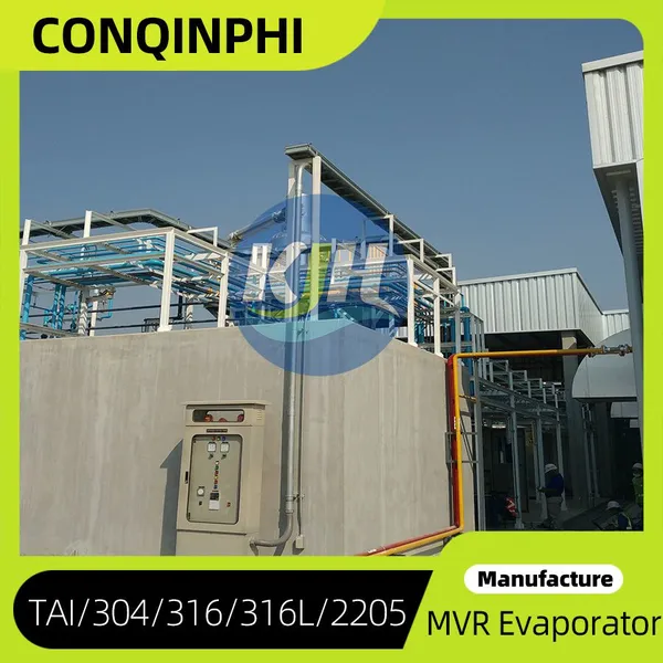 Zero Liquid Discharge Wastewater MVR Evaporator 316L Titanium Alloy Heat Exchanger photo-5
