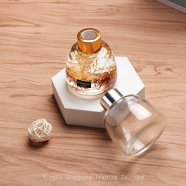50ml 100ml 150ml 200ml 250ml Glass Diffuser Bottle Aromatherapy Jar Air Freshener Bottle Aromatherapy Glass Bottle With Cap photo-5