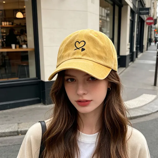 Soft Durable Washed Cotton Baseball Cap Breathable Adjustable Streetwear Fashion Hat
