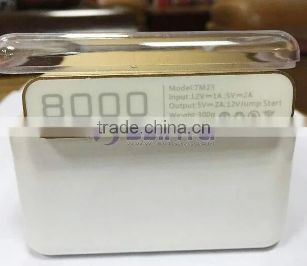 18mm Thick 8000mAh 200A/400A Golden Pocket Size Slim Car Jump Starter photo-5